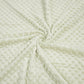 Tissu Minky A Pois Premium 380g/m² - Beige