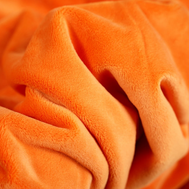 Tissu Minky Lisse Nectarine | Premium 380gr/m²