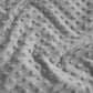 Tissu Minky A Pois Premium 380g/m² - Gris Anthracite - PopCoton