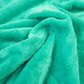 Tissu Minky Lisse Turquoise Light | Premium | 1m x 1m60