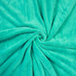 Tissu Minky Lisse Turquoise Light | Premium | 1m x 1m60