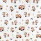 Ourson Pompier Fond Blanc | 1m x 1m60