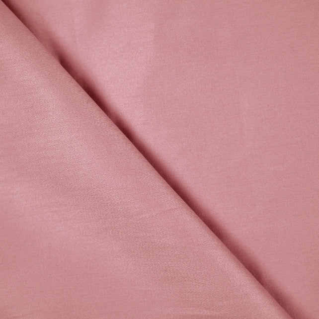 Tissu Satin 100% Coton Uni | Vieux Rose Antique