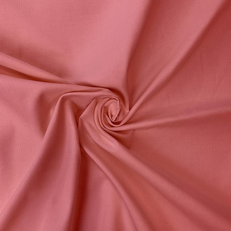 Velours Coton 1000 Raies Sorbet | 1m x 1m45