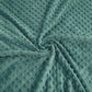 Tissu Minky A Pois Premium 380g/m² - Vert Jadeite