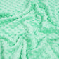 Tissu Minky A Pois Premium 380g/m² - Vert Menthe