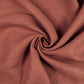 Tissu 100% Lin Lavé | Rouge Brique Stonewashed | 190gr/m² Laize 1m45