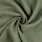 Tissu 100% Lin Lavé | Vert Kaki Stonewashed | 190gr/m² Laize 1m45