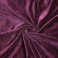 Tissu Minky Lisse Raisin Bordeaux | Premium | Laize 1m55