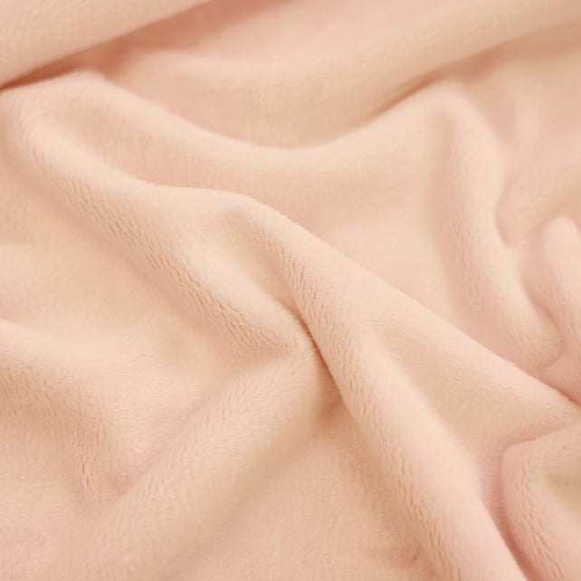 Ttissu Minky Lisse Pêche | Premium | Laize 1m55