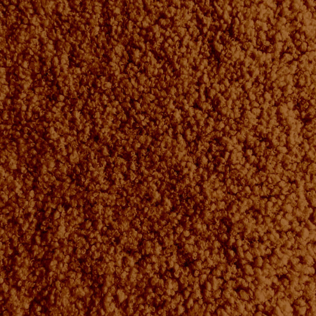 Tissu Teddy Polyester Bouclé | Couleur Toffee | Laize 1m50