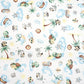 Tissu Coton Animaux de la Mer Fond Blanc | Laize 1m55
