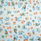 Tissu Coton Animaux de la Mer Fond Bleu | Laize 1m55