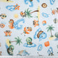 Tissu Coton Animaux de la Mer Fond Bleu | Laize 1m55