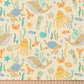 Tissu Coton Animaux Marins Bubly Fond Jaune | Laize 1m50