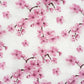 Tissu Coton Cerisier Fleurs Roses Fond Blanc | Laize 1m55