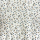 Tissu Double Gaze De Coton Imprimé | Fleurs Jefine Naturels Blanc