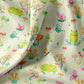 Tissu Coton Grenouille Coaco Vert Orange | Laize 1m50