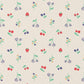 Tissu Coton Cerises et Baies Crumb Fond Ecru | Laize 1m50