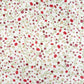 Tissu Coton Fleurs Mini Branches Rouges Fond Blanc | Laize 1m55