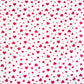 Tissu Coton Petits Cœurs Roses Fond Blanc | Laize 1m55