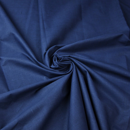 Tissu Coton Uni | Grande Laize 2m20 | Couleur Bleu Navy