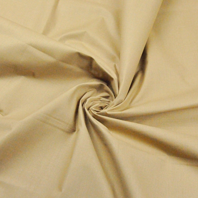 Tissu Coton Uni | Grande Laize 2m20 | Couleur Cappuccino