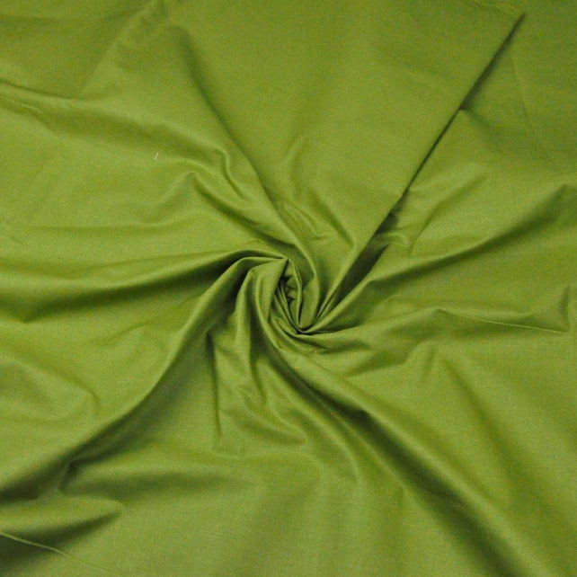 Tissu Coton Uni | Grande Laize 2m20 | Couleur Vert Olive
