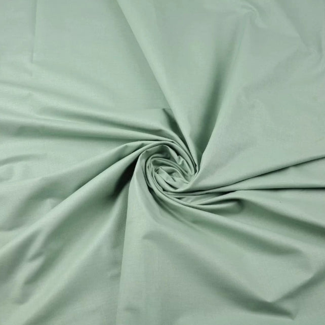 Tissu Coton Uni | Grande Laize 2m20 | Couleur Vert Sauge