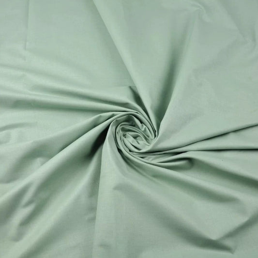 Tissu Coton Uni | Grande Laize 2m20 | Couleur Vert Sauge