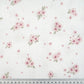 Tissu Double Gaze De Coton Imprimé | Fleurs Roses et Feuilles