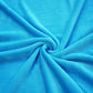 Tissu Minky Lisse Bleu Azure | Premium | Laize 1m55