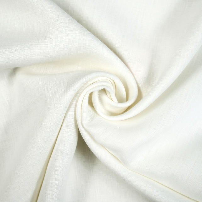 Tissu 100% Lin | Blanc Cassé | Laize 1m50