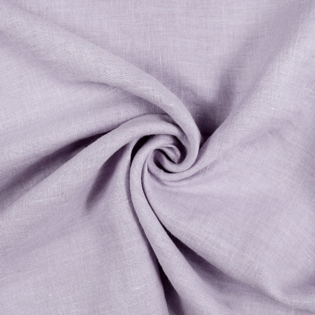Tissu 100% Lin Lavé | Lavende Stonewashed | Laize 1m45