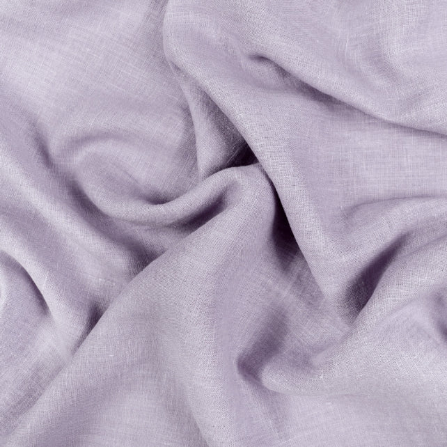 Tissu 100% Lin Lavé | Lavende Stonewashed | Laize 1m45