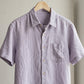 Tissu 100% Lin Lavé | Lavende Stonewashed | Laize 1m45