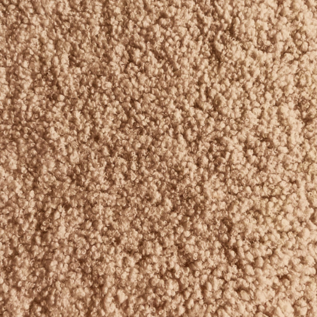 Tissu Teddy Polyester Bouclé | Couleur Ourson | Laize 1m50