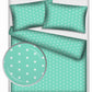 Etoiles Blanches Fond Vert | 1m x 1m60