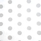 Pois Gris Fond Blanc | 1m x 1m60