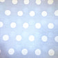 Pois Blancs Fond Bleu Ciel | 1m x 1m60