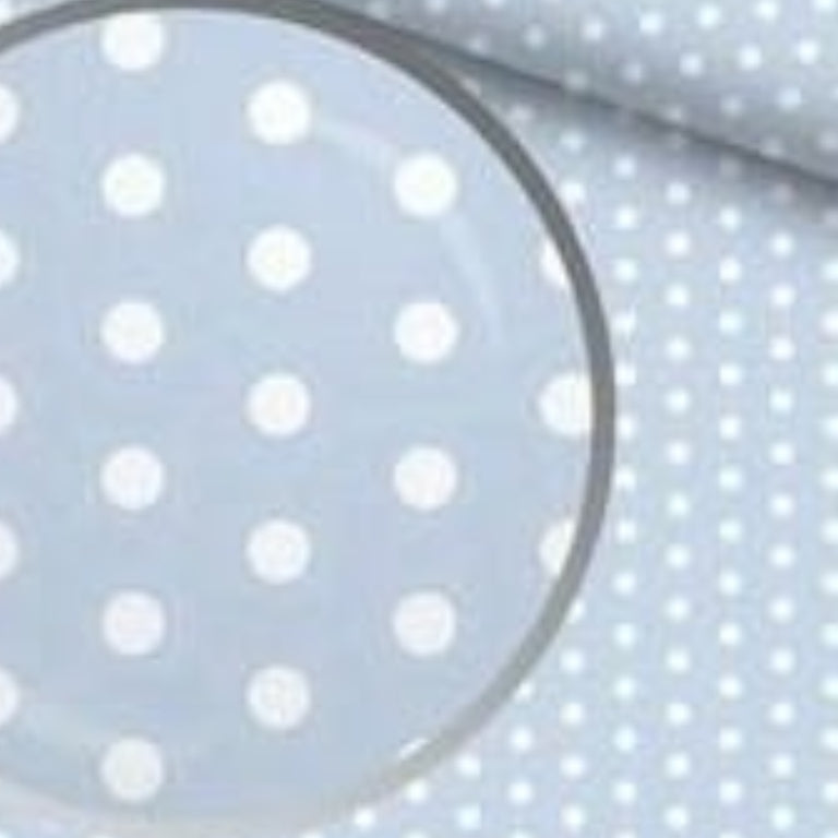Pois Blancs Fond Bleu Ciel | 1m x 1m60