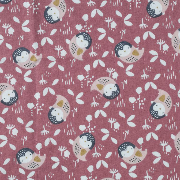 Chouette Fond Pêche | 1m x 1m50 - PopCoton