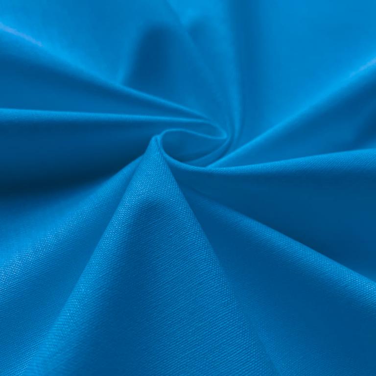 Coton Uni Couleur Bleu Caraïbes | 1m x 1m50
