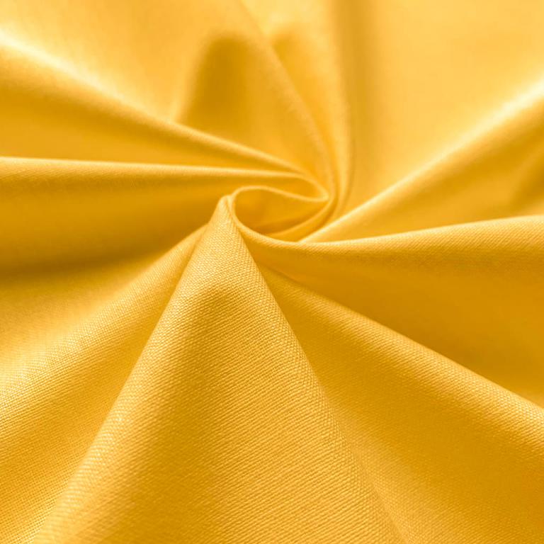 Coton Uni Couleur Jaune Soleil | 1m x 1m50