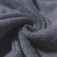 Coton Eponge Bambou Gris Foncé | 1m x 1m50