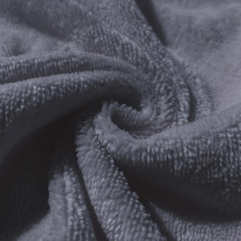 Coton Eponge Bambou Gris Foncé | 1m x 1m50