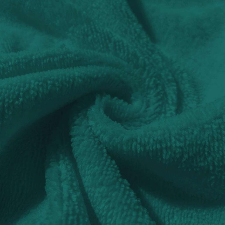 Coton Eponge Bambou Vert Paon | 1m x 1m50