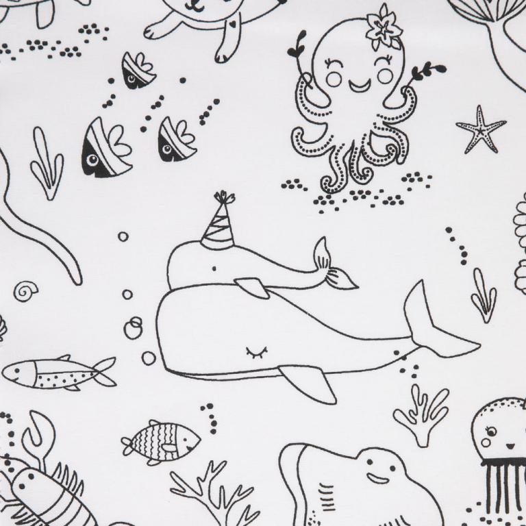 Baleine Beluga Blanc | 1m x 1m50