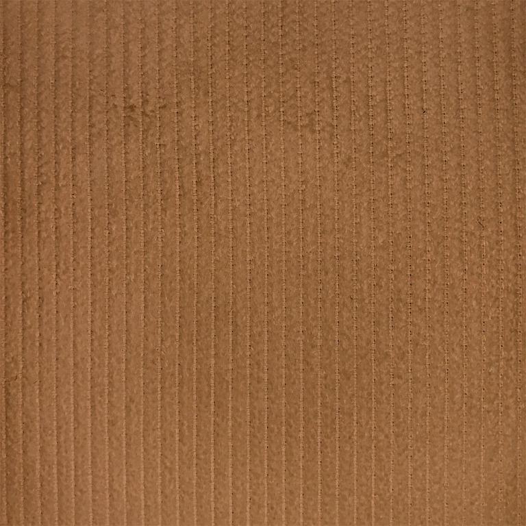 Velours Coton 500 Raies Camel | 1m x 1m50