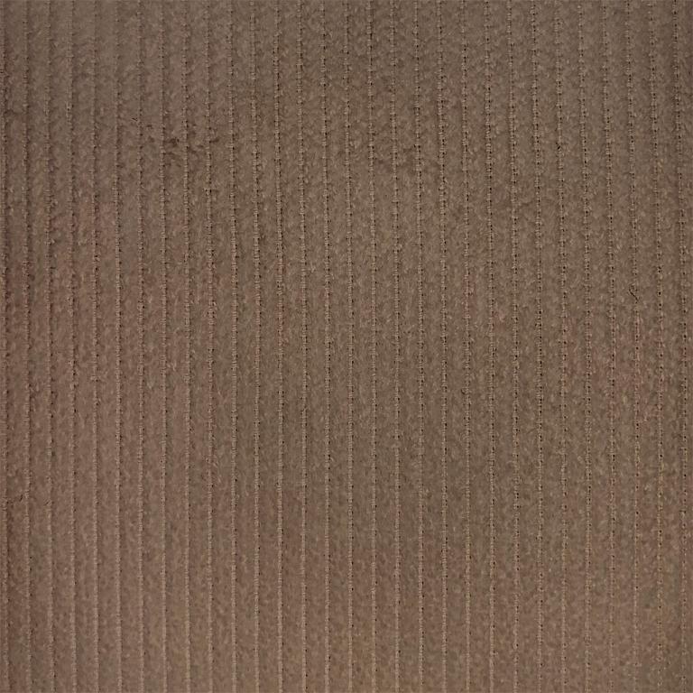 Velours Coton 500 Raies Caribou | 1m x 1m50